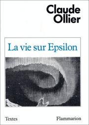 Cover of: La vie sur Epsilon