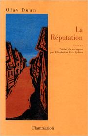 Cover of: La réputation