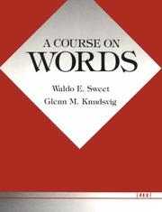 Cover of: A Course on Words
