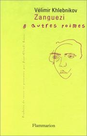 Cover of: Zanguezi: Et autres poèmes