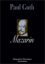 Cover of: Mazarin by Paul Guth
