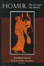 Cover of: Homer by Joachim Latacz