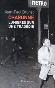 Cover of: Charonne : Lumières sur une tragédie