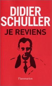 Cover of: Je reviens