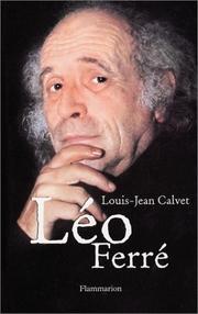 Cover of: Léo Ferré