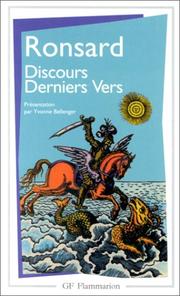 Cover of: Discours