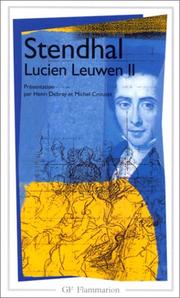 Cover of: Lucien Leuwen 2