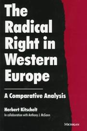 Cover of: The Radical Right in Western Europe by Herbert Kitschelt