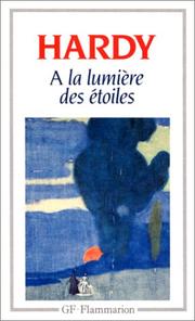 Cover of: A la lumière des étoiles