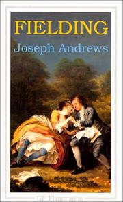 Cover of: Les Aventures de Joseph Andrews et du ministre Abraham Adams by Henry Fielding