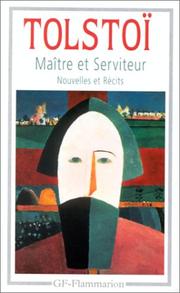 Cover of: Maître et serviteur