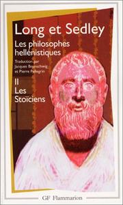 Cover of: Les philosophes hellénistiques, tome 2  by Anthony Arthur Long, David Sedley