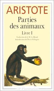 Cover of: Parties des animaux