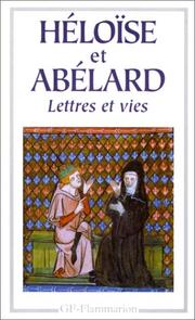 Cover of: Lettres Et Vies by Heloise., Abelard