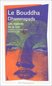 Cover of: Le bouddha dhammapada - les stances de la loi by Bouddha