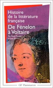 Cover of: Histoire de la littérature française. De Fénelon à Voltaire