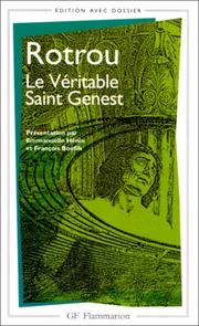 Cover of: Le Veritable Saint Genest by Rotrou