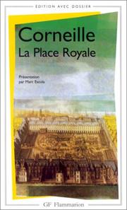 Cover of: La Place Royale by Pierre Corneille