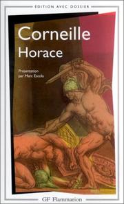 Cover of: Corneille : Horace