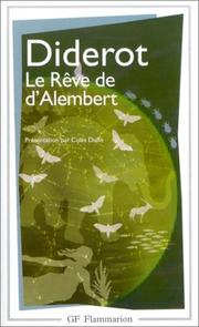 Cover of: Le Rêve de d'Alembert