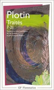 Cover of: Traités 7-21