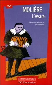 Cover of: L'Avare by Molière, Molière