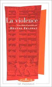Cover of: La violence
