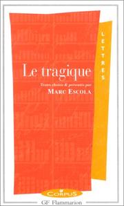 Cover of: Le Tragique