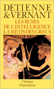 Cover of: Les Ruses de l'intelligence by Marcel Detienne