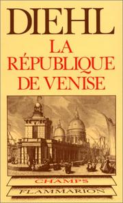 Cover of: La République de Venise by Charles Diehl