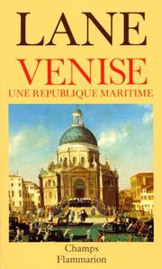 Cover of: Venise by Lane Frédéric Chapin