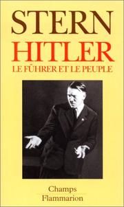 Cover of: Hitler, le Führer et le peuple by J. P. Stern