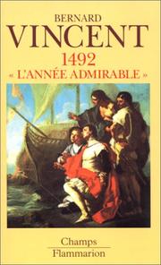 Cover of: 1492 - l'annee admirable