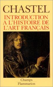 Cover of: Introduction à l'histoire de l'art français