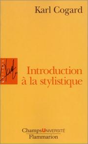 Cover of: Introduction à la stylistique