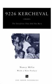 Cover of: 9226 Kercheval by Nancy Milio, Nancy Milio