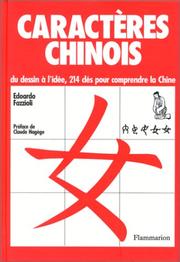 Cover of: Caractères chinois by Edoardo Fazzioli
