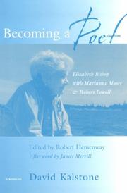 Cover of: Becoming a poet by David Kalstone