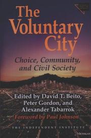 Cover of: The Voluntary City by 