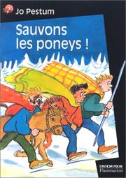 Cover of: Sauvons les poneys !