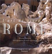 Cover of: L'art de vivre à Rome (avec guide) by Jean Racine, Fleischer