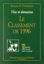 Cover of: Vins et Domaines. Le Classement de 1996