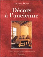 Cover of: Décors à l'ancienne by Jocasta Innes