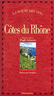 Cover of: Côtes du Rhône by Hubrecht Duijker