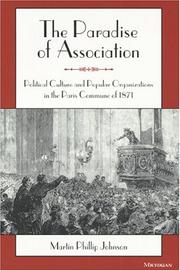 Cover of: The Paradise of Association by Martin Phillip Johnson