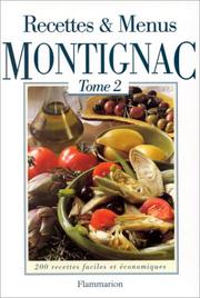 Cover of: Recettes et menus, tome 2