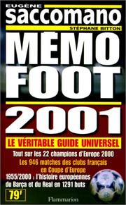 Cover of: Mémo-foot 2001