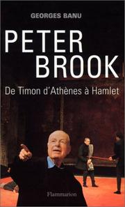 Cover of: Peter Brook  by Georges Banu