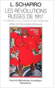 Cover of: Les révolutions russes de 1917