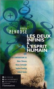 Cover of: Les deux infinis et l'esprit humain by Roger Penrose